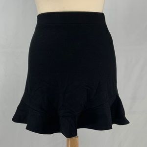 Forever 21 Black Ruffle Mini Skirt